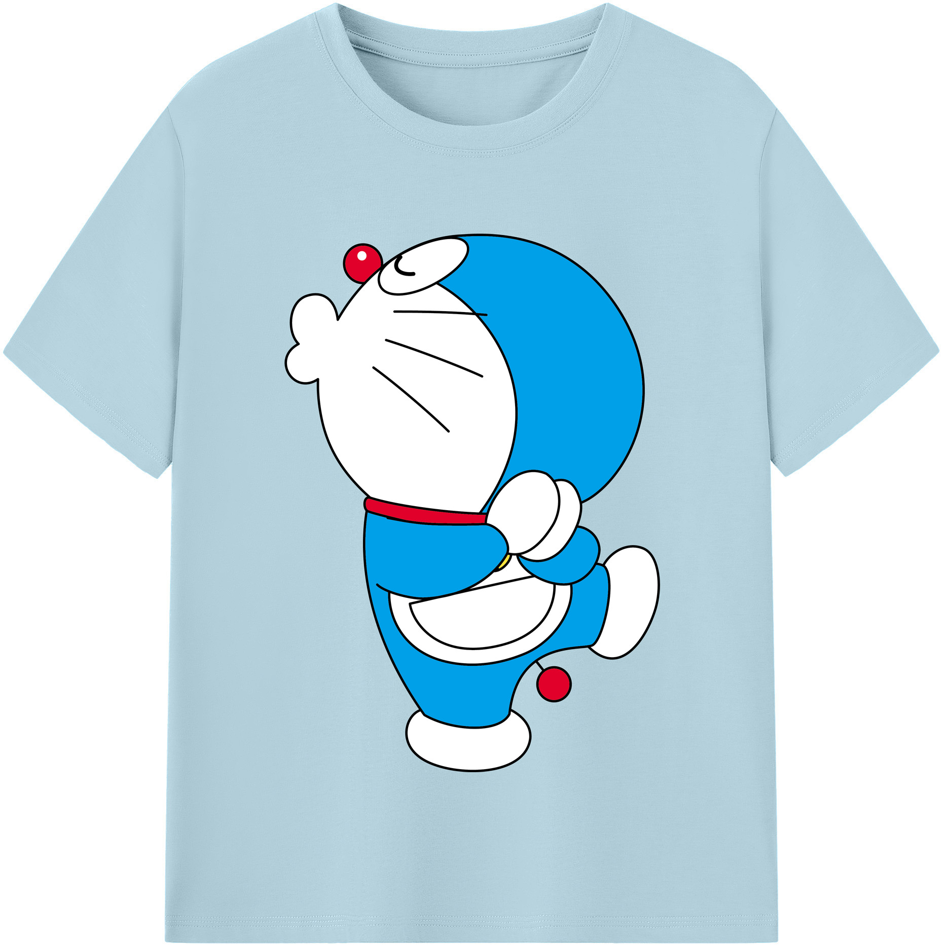 （画像用） ドラえもん Doraemon 綿100％半袖Tシャツ（フロントプリント）